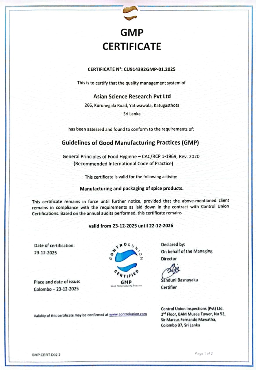 gmp certificate